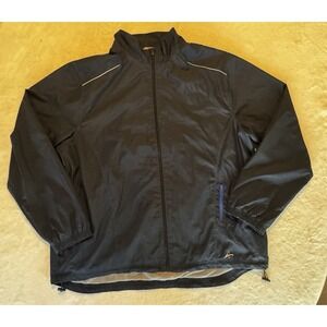 Mens Athletech Windbreaker Jacket Navy XL - Fits Like 2XL